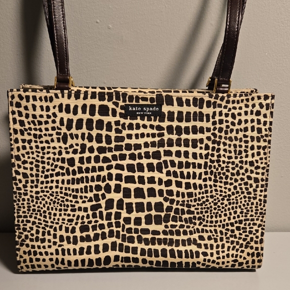 Kate Spade Vintage Lizard Fialle Satchel - Picture 1 of 11